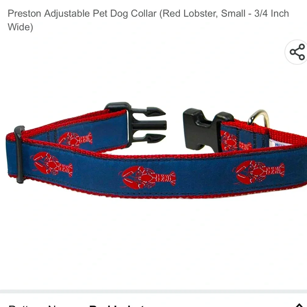 PRESTON LOBSTER DOG COLLAR